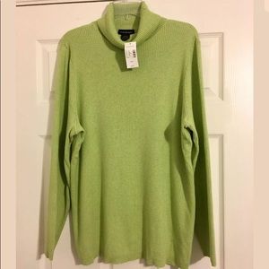 Lane Bryant Women Lime Green Turtle Sweater 22/24
